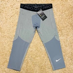 Nike pro large boys workout tights